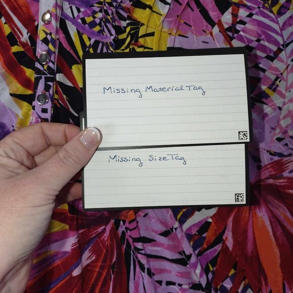 Cocomo Womens Red‎ & purple Short Sleeve Beachy Hawaiian Buttonup Collared Shirt - Picture 4 of 9